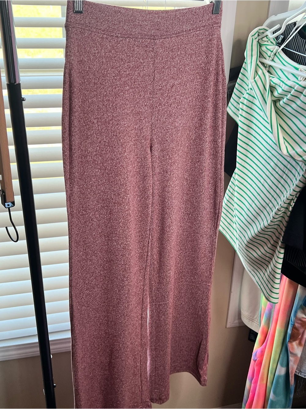 Zenana Soft Melange Hacci
Elastic Waistband Lounge Pants - Picture 3 of 4